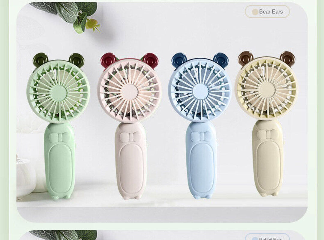 Cooling Fans - Rechargeable Mini Fan Portable Hand-Held Fans on Desk USB Charge