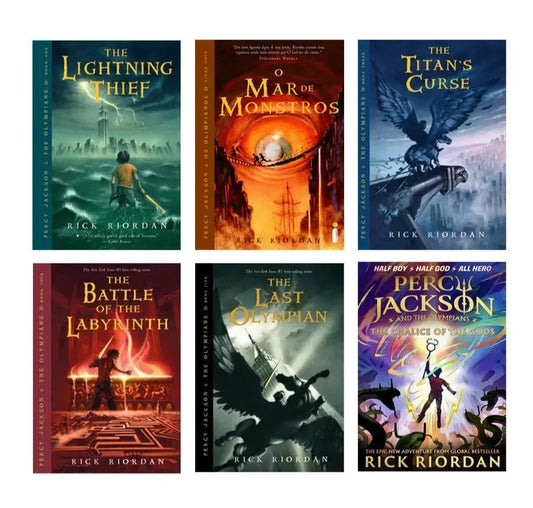 1/2pc Rick Riordan buch Diebe im Olymp Titans Gurse letzte Olympian Roman Bücher in Englisch Geschichte Science Fiction