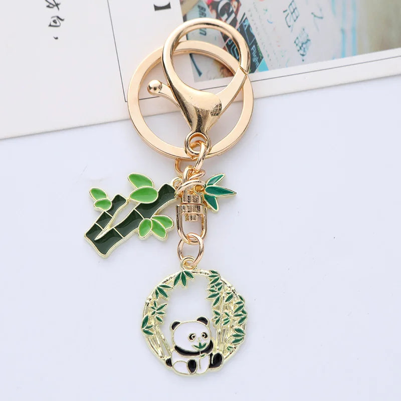 Chinese Style Cute Panda Keychain