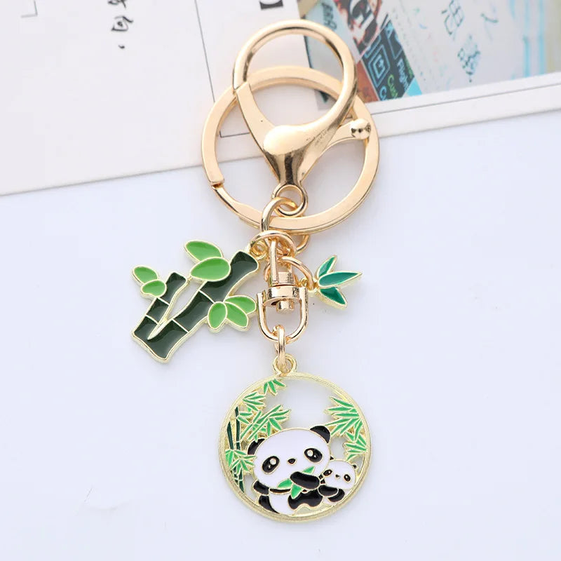 Chinese Style Cute Panda Keychain